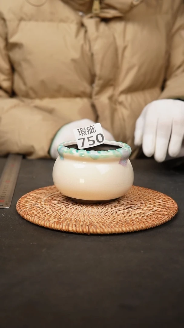 【闪购商品】瓷片750泥泥手工花盆