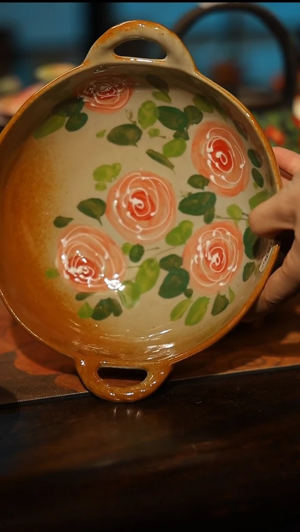 陶瓷景德镇高温釉下彩手工手绘款式