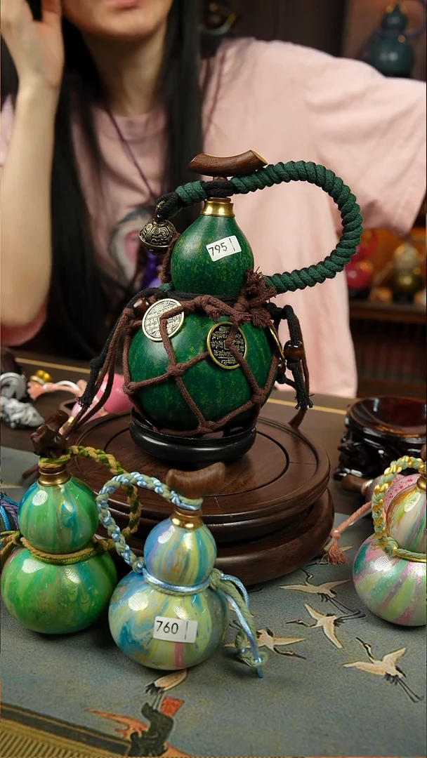 795号200ml左右非遗大漆酒葫芦