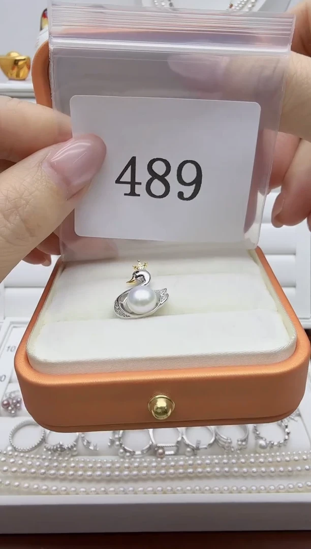 吊坠(不含链)银S925镶嵌淡水珍珠ᐝ****এ489