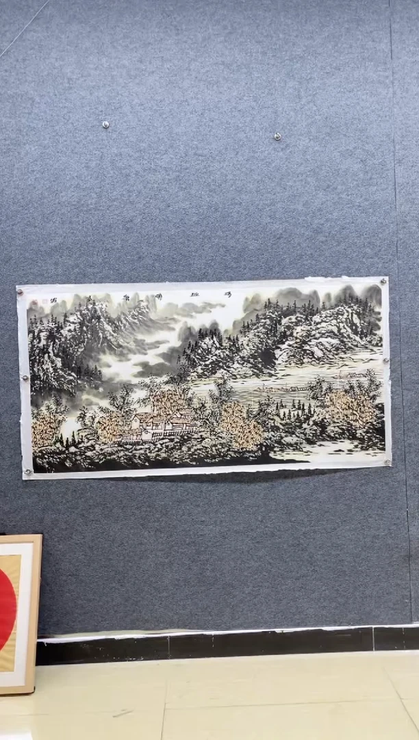 国画徐会远老师清趣图山水作品