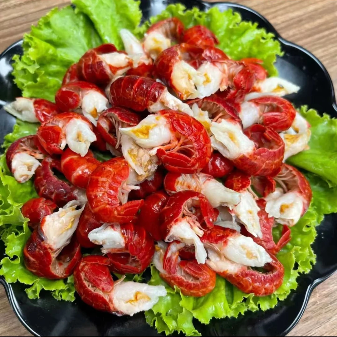 优质新鲜龙虾尾速冻 120粒左右/包 净含量400g*4包