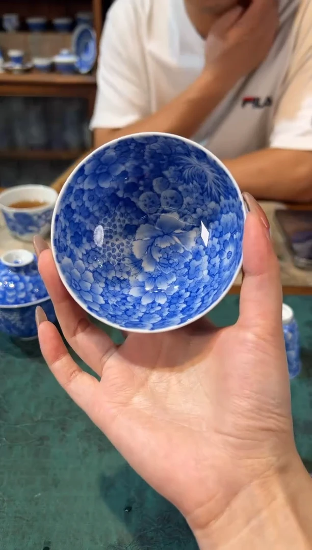 瓷片竹林草堂        普洱杯
