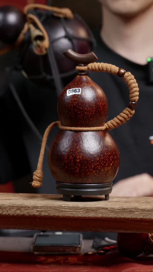 898号大漆精品葫芦一物一拍400ml