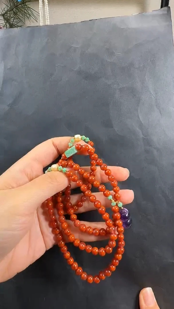 未镶嵌手链南红玛瑙手链