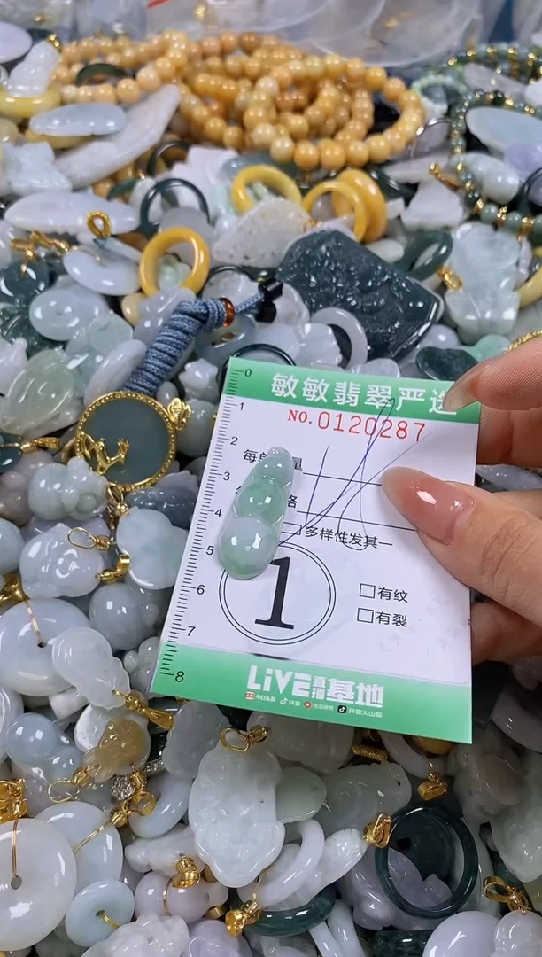 【闪购商品】翡翠颈饰未镶嵌闪购0120287多样性发其一