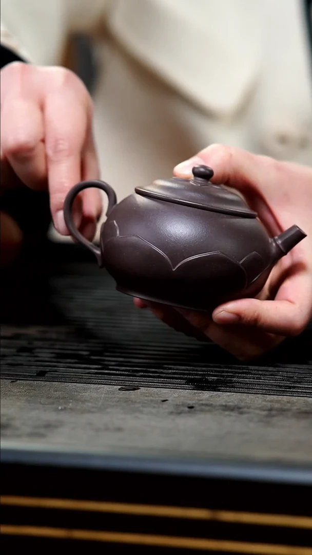 【闪购商品】紫砂茶壶天青梵天壶170cc