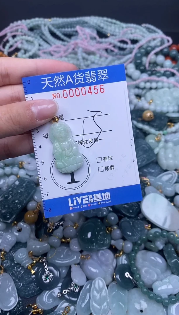 颈饰未镶嵌翡翠天然A货翡翠000456