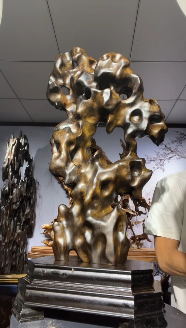金丝楠木雕款小*金丝楠木工艺品摆件