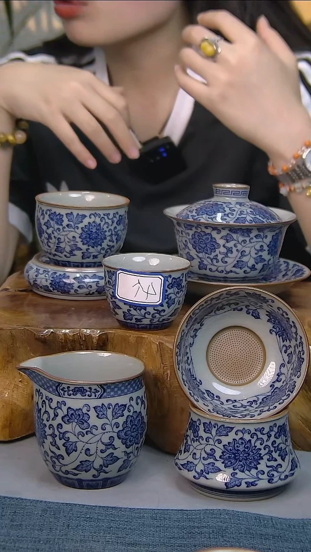 9件套陶瓷茶具家用简装系列