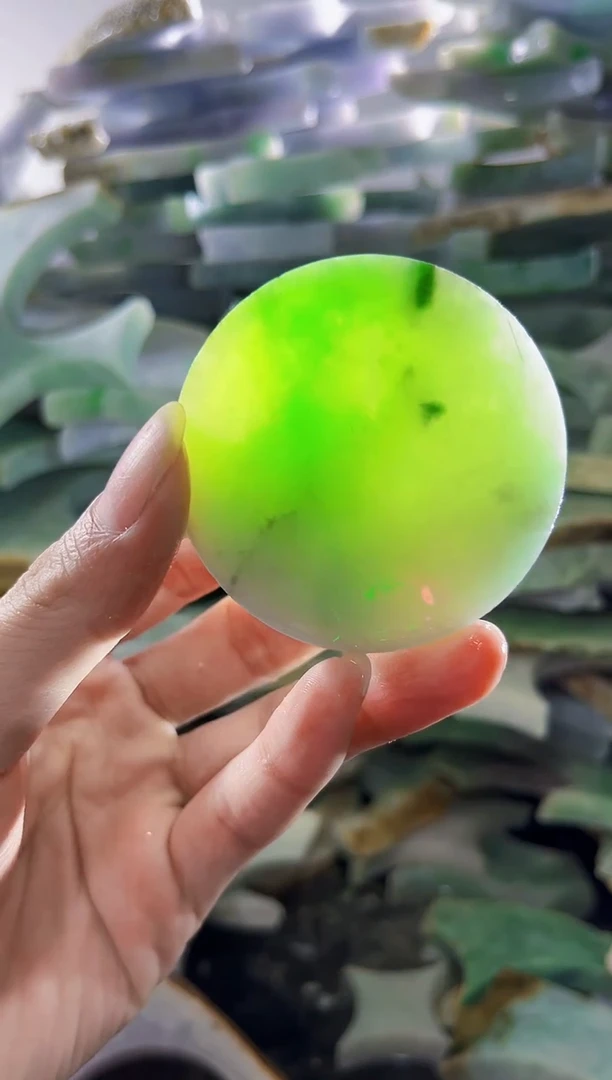 裸石翡翠缅甸翡翠A货陈75