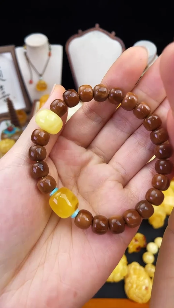 琥珀未镶嵌珠宝奇石柒月
