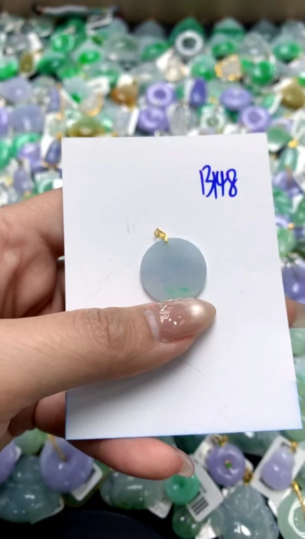 【闪购商品】翡翠颈饰18K金镶嵌11111111111111111
