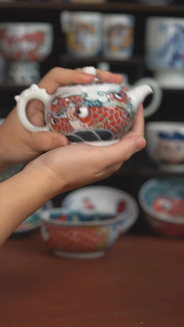 老师作品九鱼小壶（宠粉福利 ）