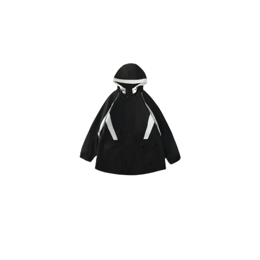 【巴黎左岸】拼色冲锋夹克男女同款 Z870