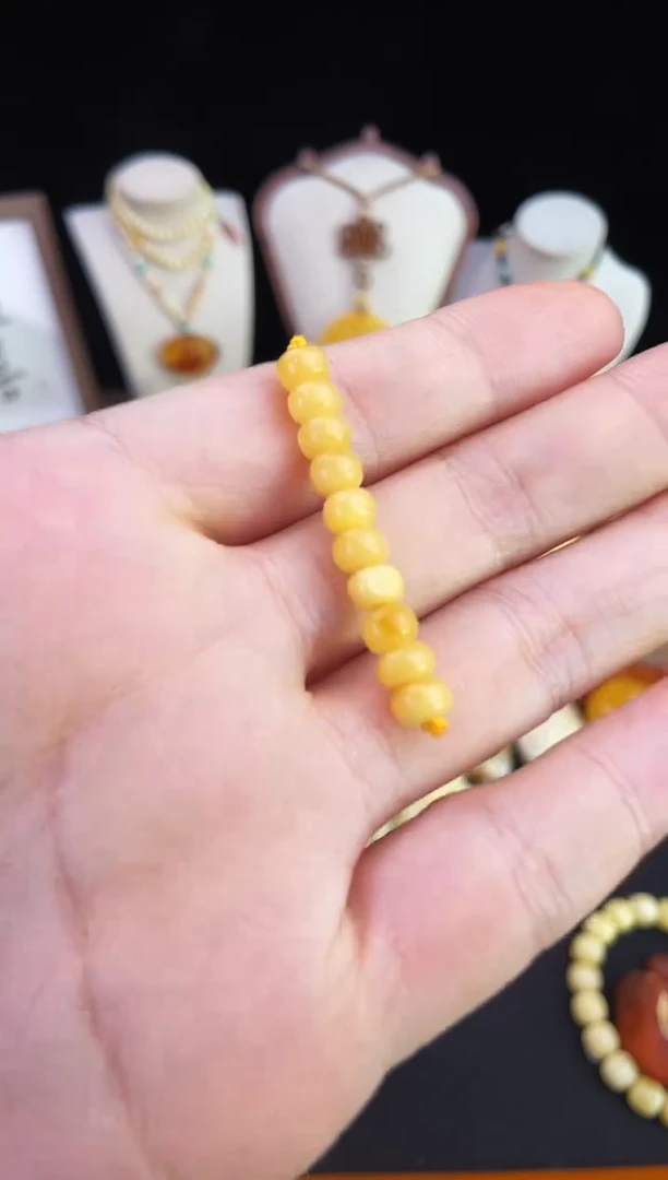 琥珀未镶嵌珠宝奇石柒月