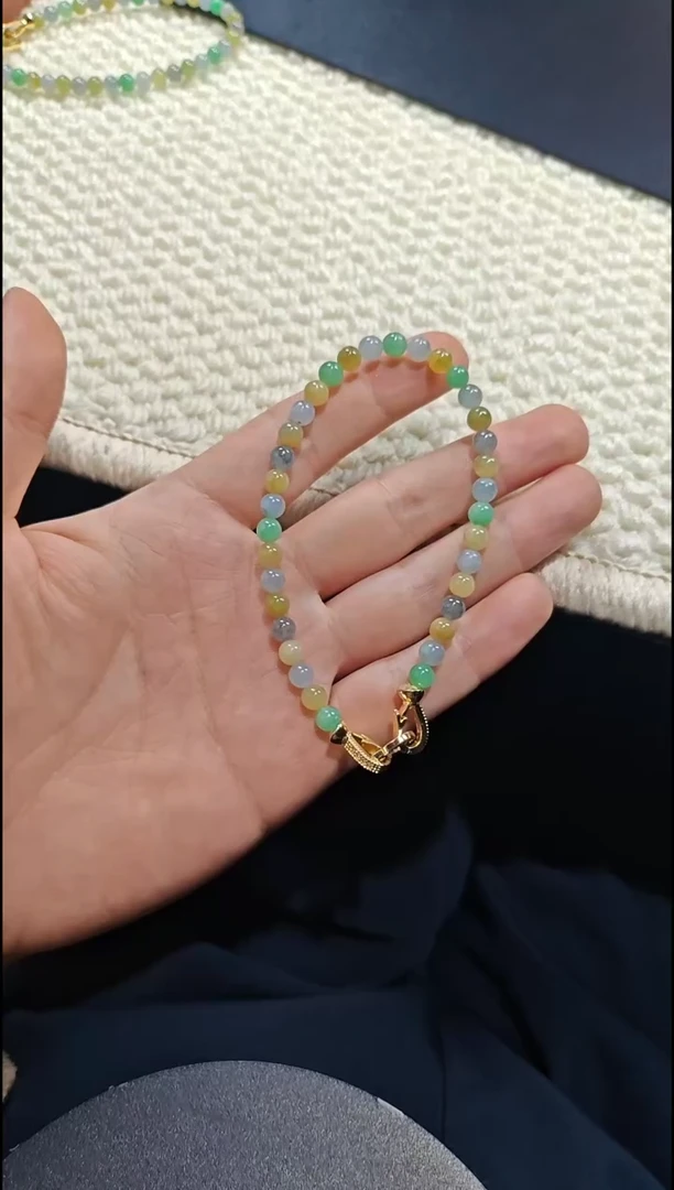 未镶嵌手串翡翠翡翠手串未镶嵌
