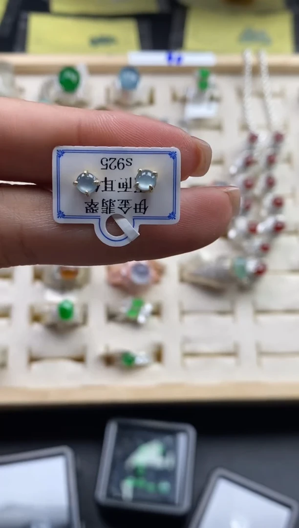 翡翠裸石天然翡翠裸石蛋面115