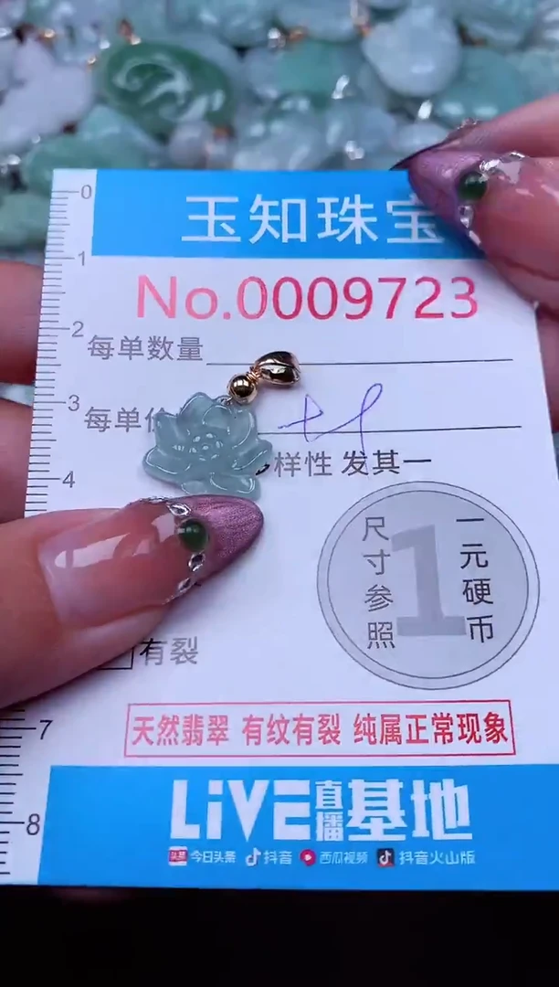 吊坠(不含链)未镶嵌翡翠9723