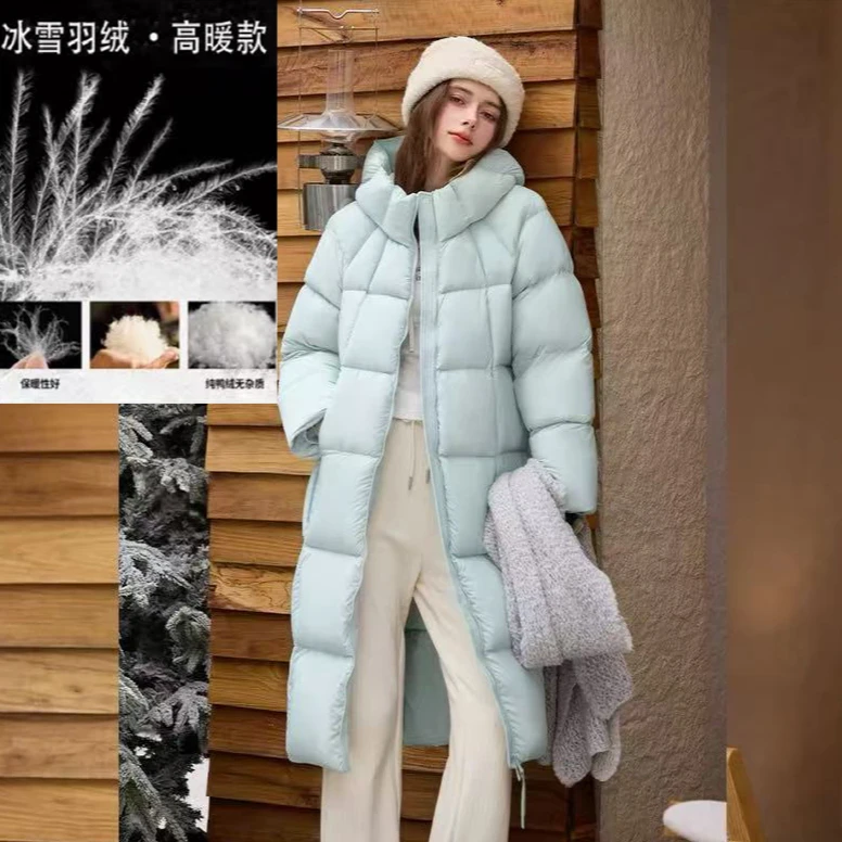 【羽绒服】冬季加厚保暖新款高档韩系简约气质百搭女装6054[RY]J
