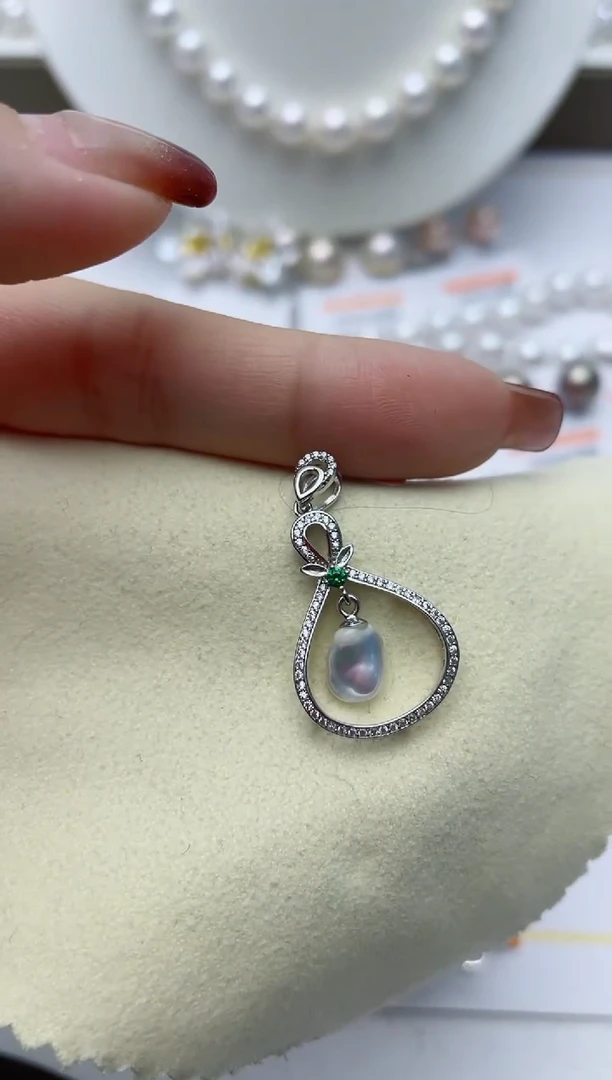 【闪购商品】海水珍珠颈饰银S925镶嵌W22