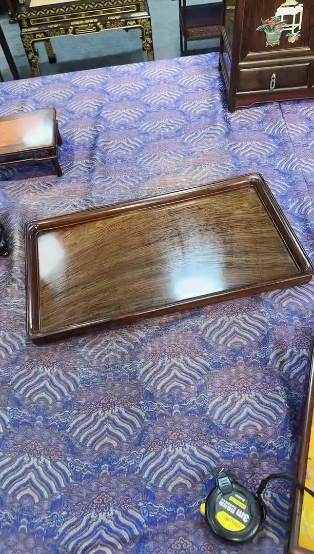 【闪购商品】红酸枝木类成套家具文盘