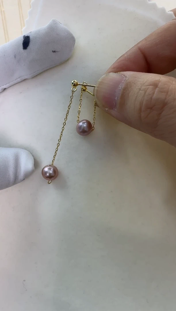 【闪购商品】淡水珍珠耳饰未镶嵌A62