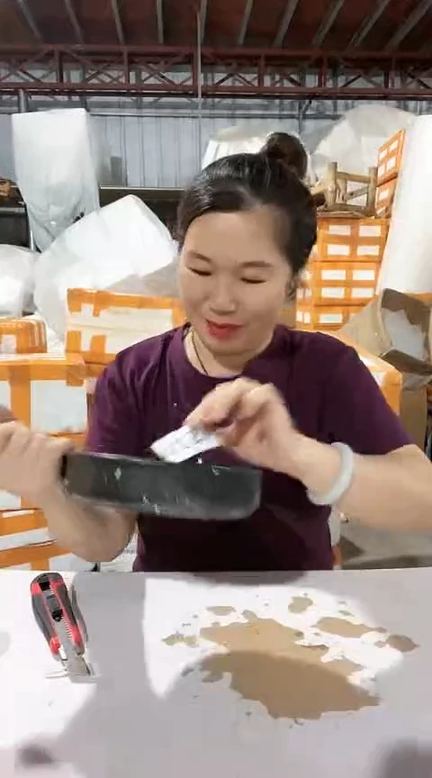 4127瑕疵黑色手把煎盘