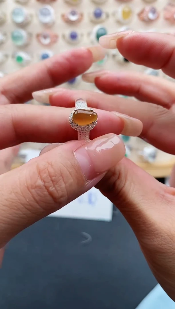 未镶嵌戒指翡翠天然缅甸翡翠A货222 8-4