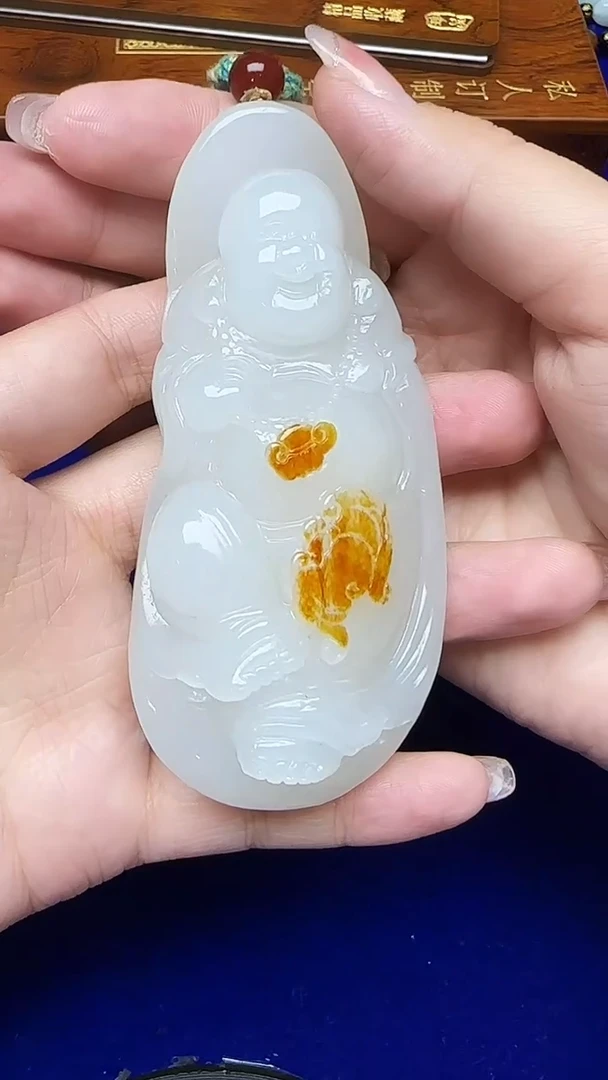 和田玉未镶嵌把件1