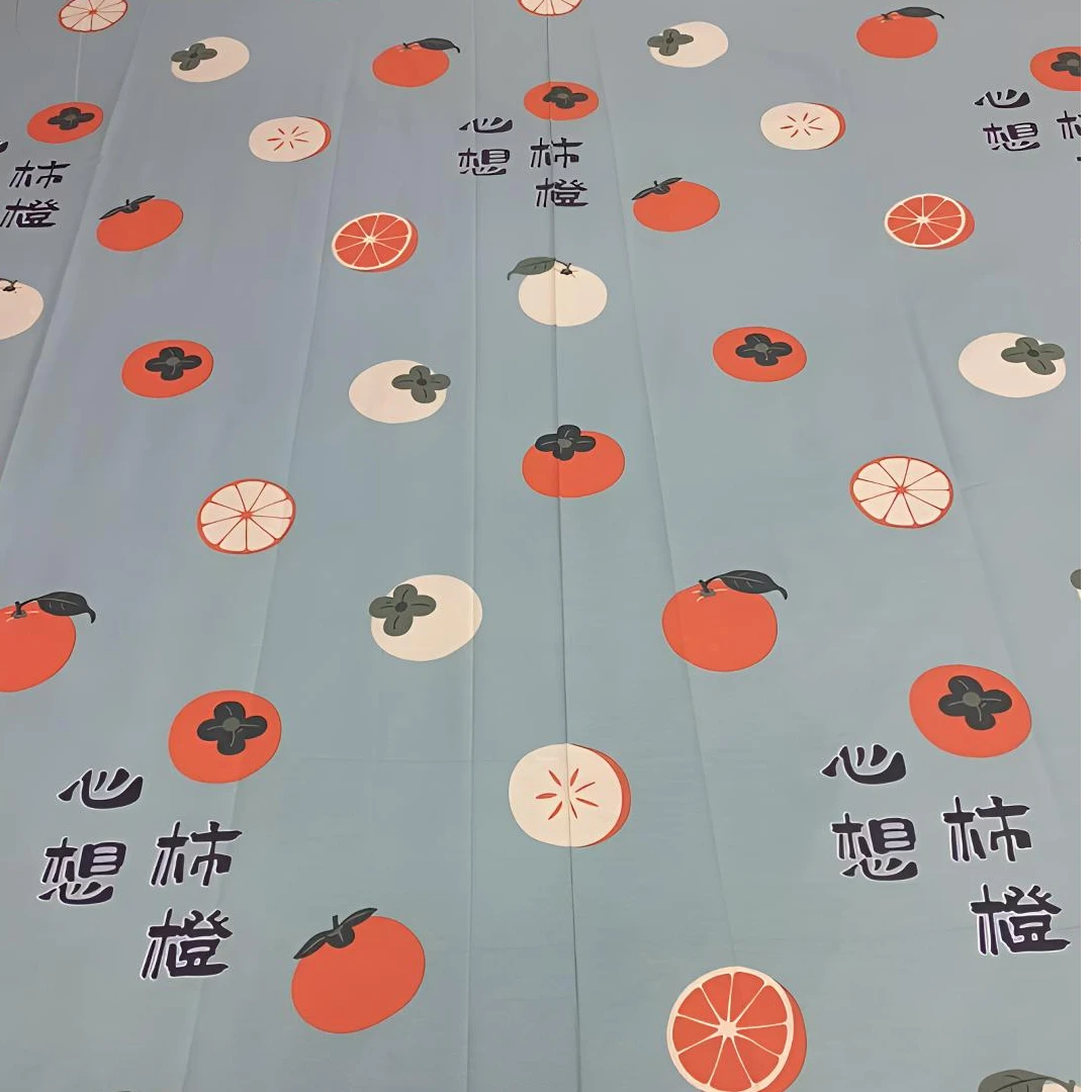 柿柿如意四米大布头布料  16大布床