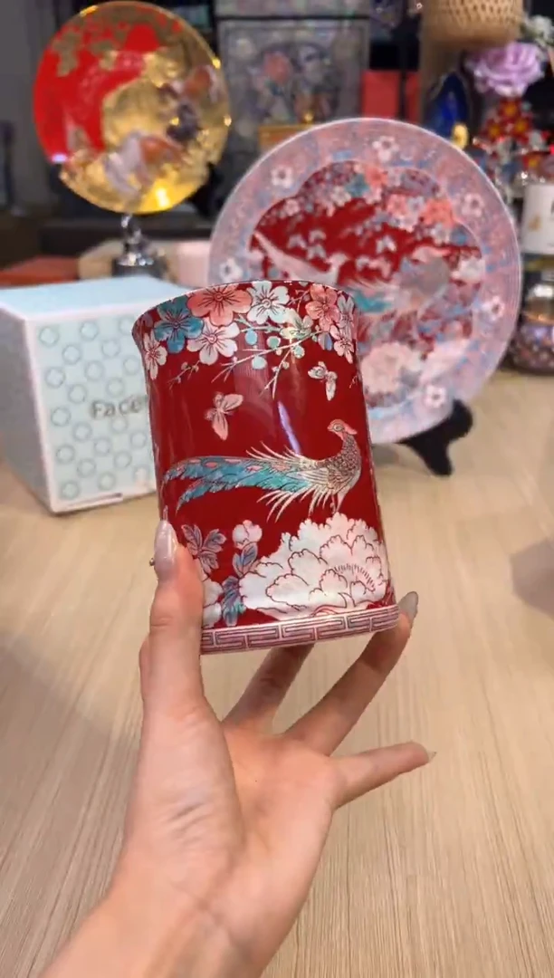 132灵羽和鸣筷子筒-红色