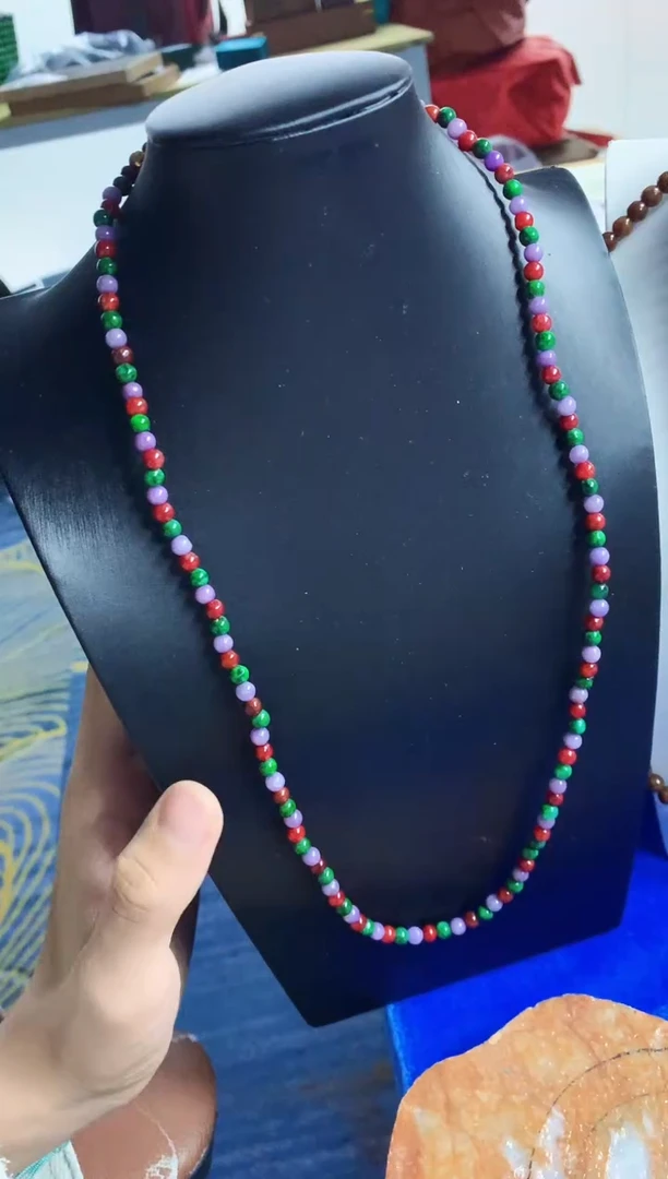 颈饰未镶嵌翡翠缅甸翡翠