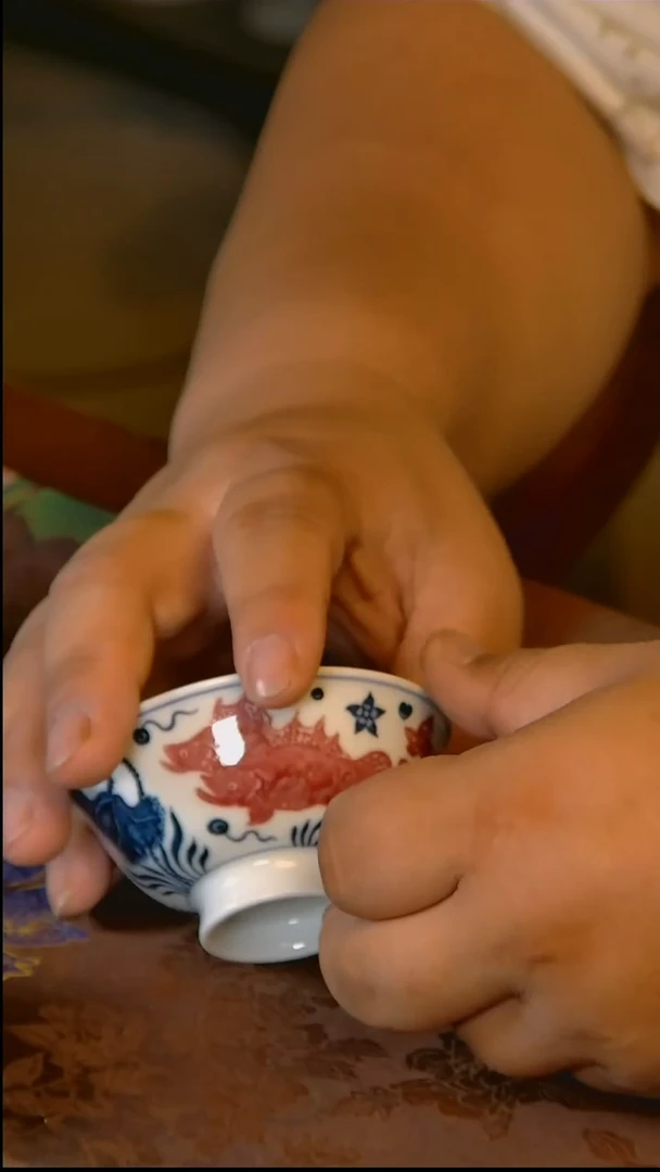 杯手工手绘杯杯很美丽