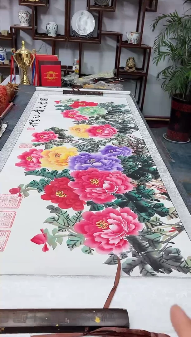 书法崔书体-国色天香-精品书画