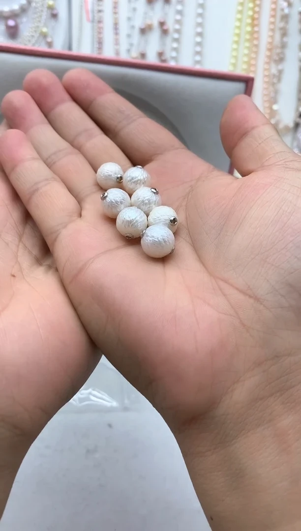 淡水珍珠银S925镶嵌吊坠(不含链)多样性发其一