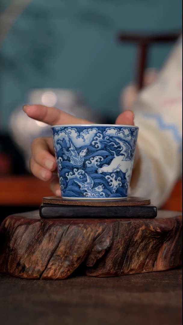 青城弘器 海怪直口杯