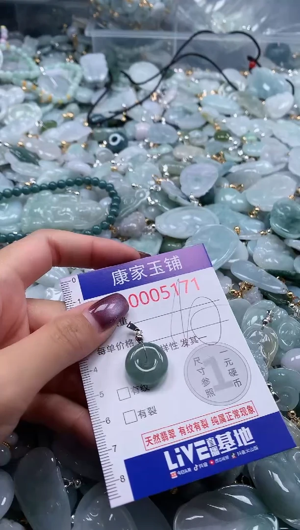 翡翠未镶嵌吊坠(不含链)5171