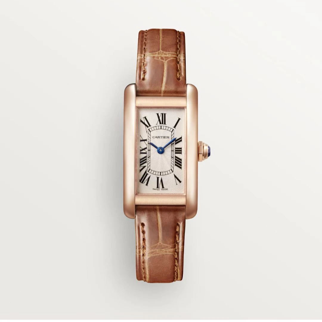 99新 Cartier/卡地亚 坦克/31mm/女表/W2607456/石英/白盘/玫瑰金