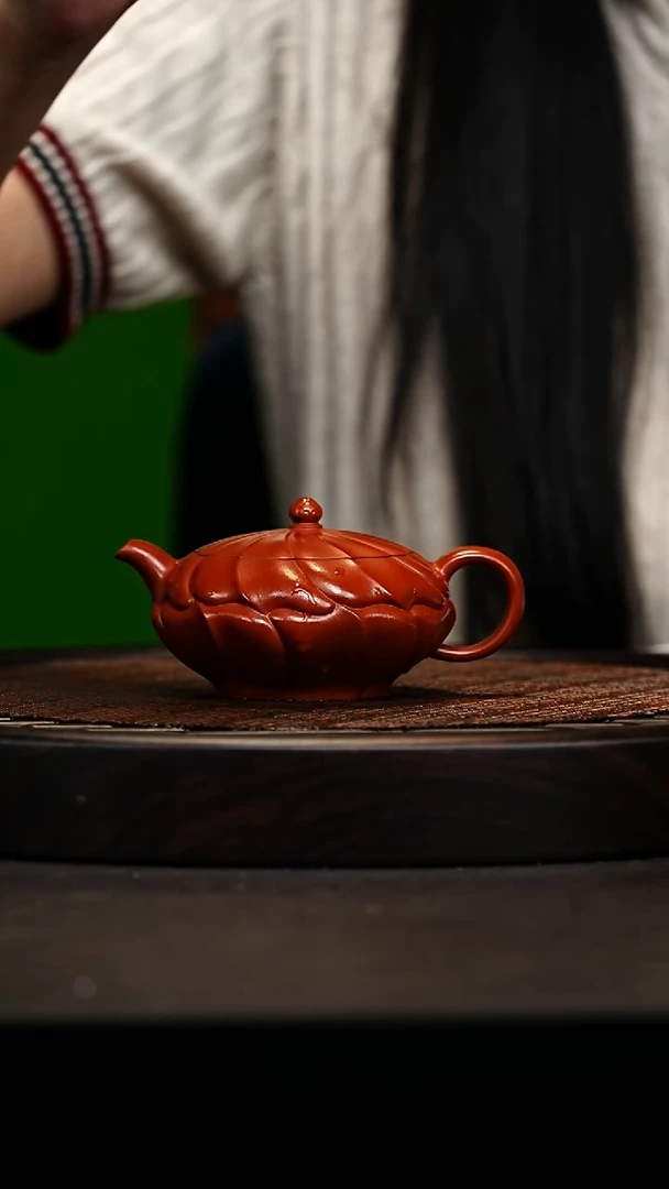 宜兴原矿高端紫砂 黑骨朱泥150cc