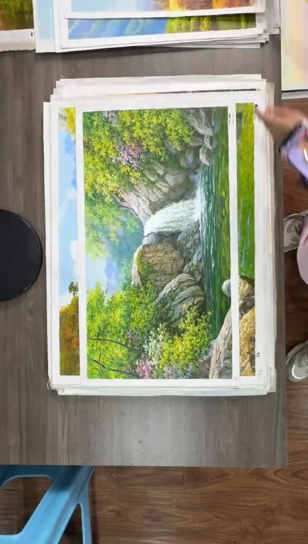 油画【140号】约50*70cm丨朝鲜原创纯手绘孤品油画丨顺丰包邮