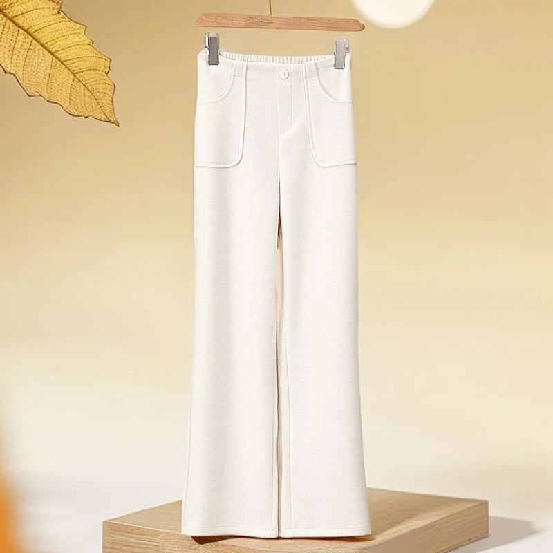 潮搭上新丽人爱美女阔腿直筒裤25012