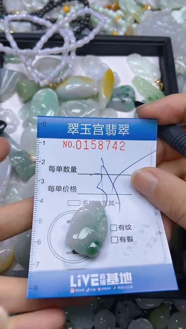 翡翠未镶嵌颈饰闪购0158742