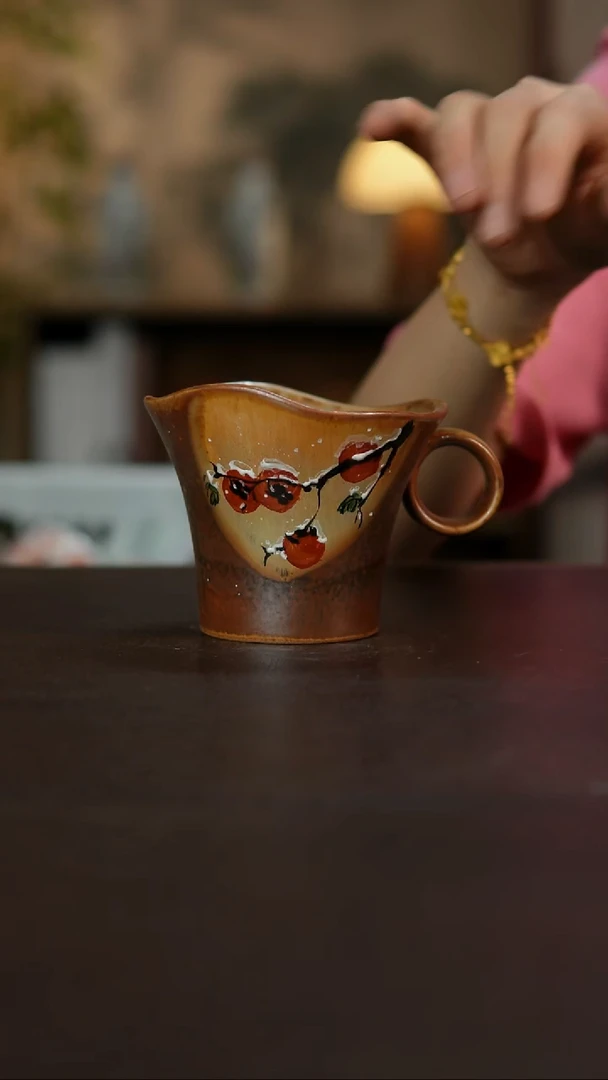 杯景德镇陶瓷杯碗柴烧多人