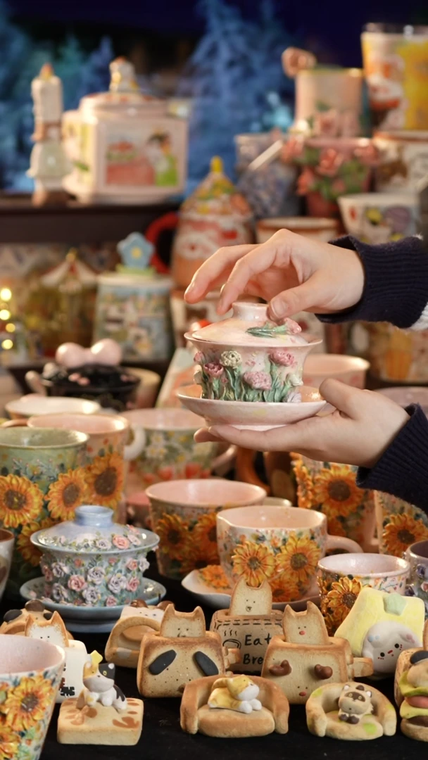 其他陶景德镇釉下彩手绘设计师款陶瓷