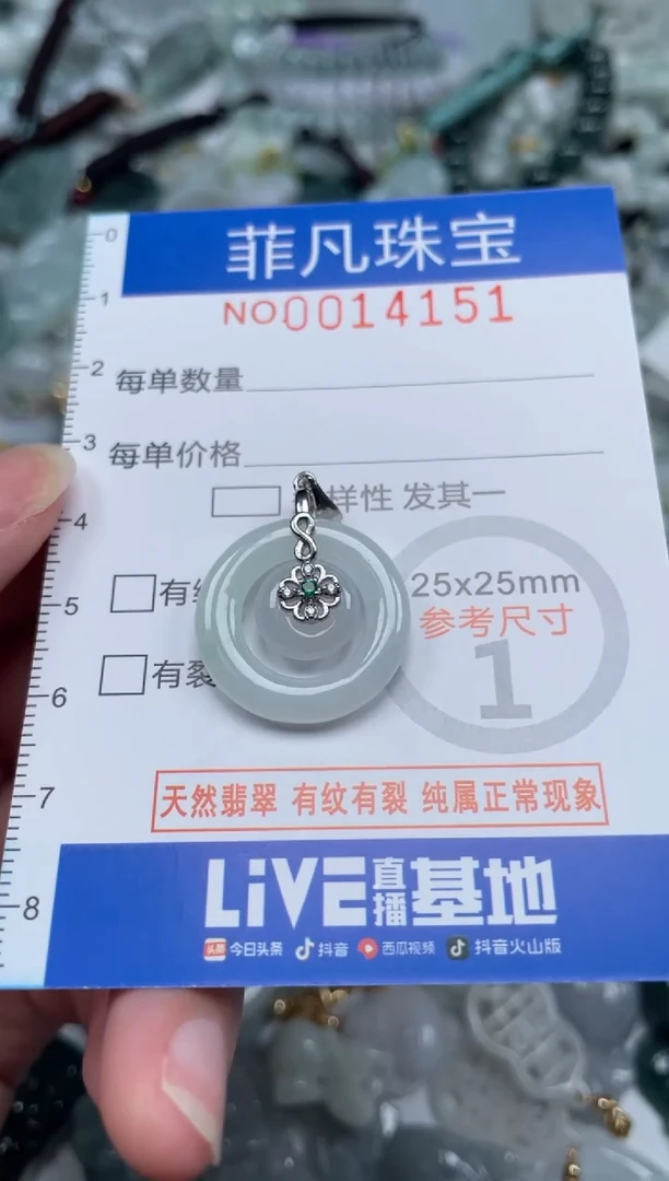 颈饰未镶嵌翡翠14151