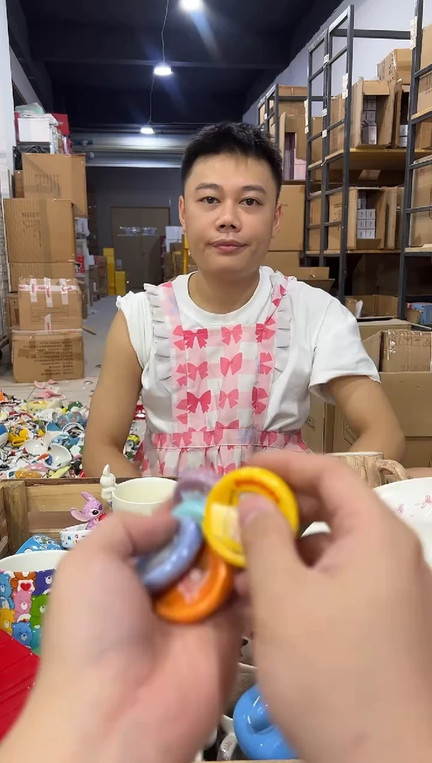 瓷片三利鸥筷子架6件套