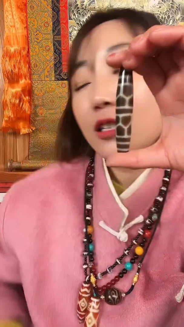 铁合金花岗石藏式风格珠串