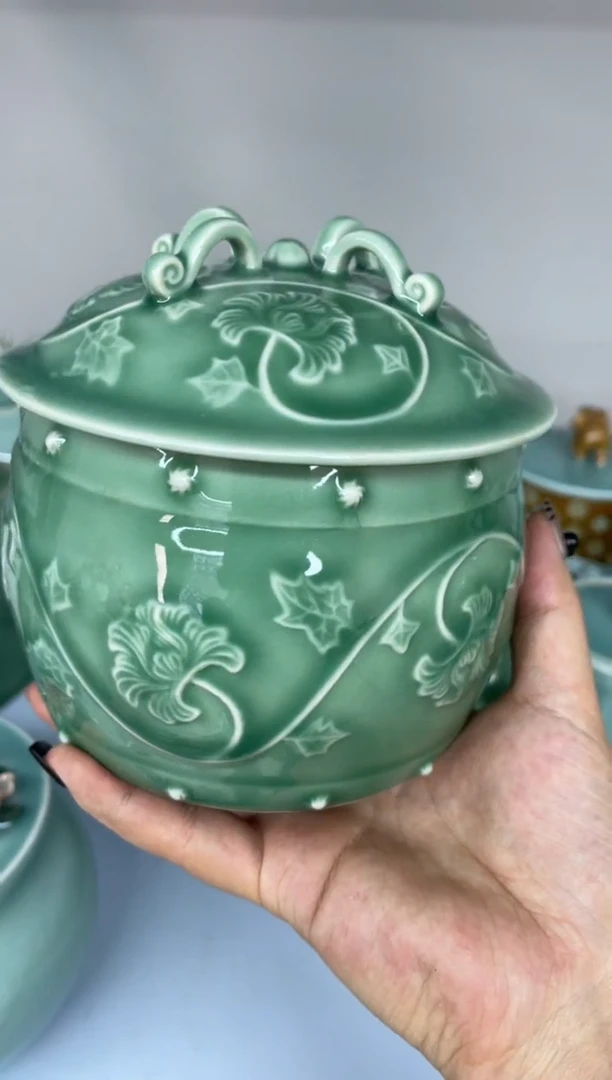 特价福利 微瑕 慧仙青瓷