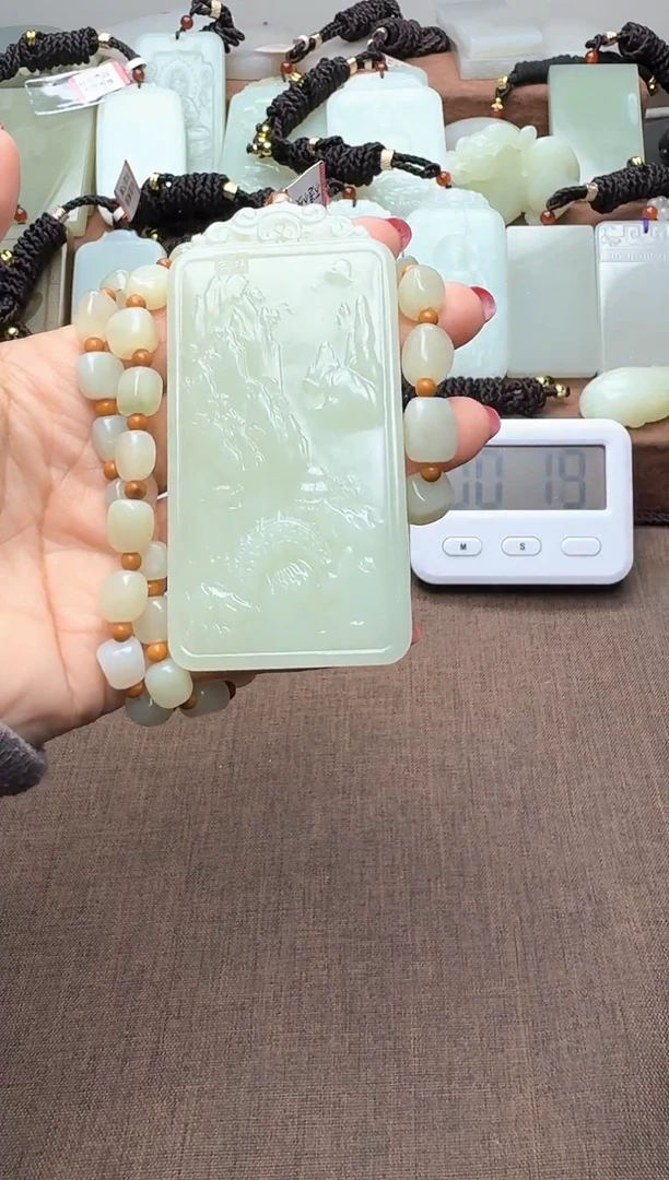 颈饰未镶嵌和田玉被****爷 被妖精